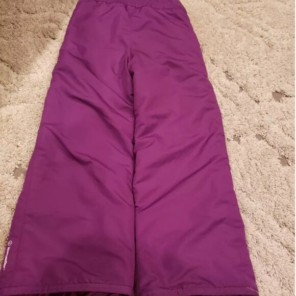 Champion Girls XS Purple Snowbib Overall Snow Pants VentureDry - Picture 4 of 8